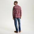 Tartan Shirt - Burgundy For Sale