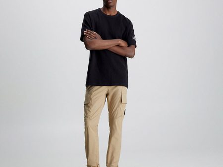 Skinny Washed Cargo Pant - Brown Online now