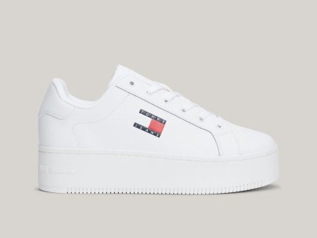 Flatform Sneaker - White Online