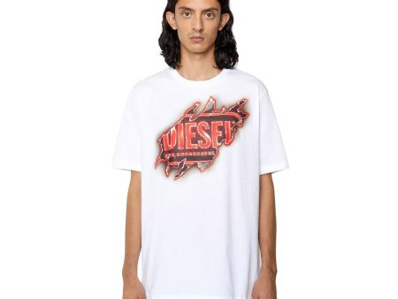 T-Just-E43 Mens T-Shirt - White Online Hot Sale