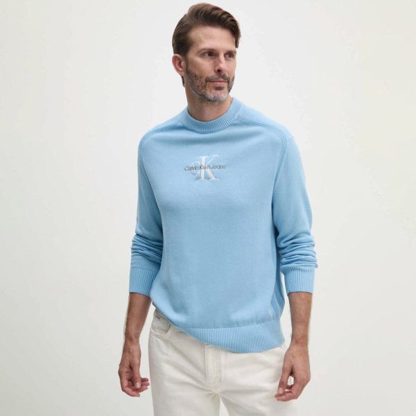 Monologo Sweater - Blue Hot on Sale