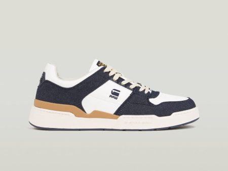 Attacc Denim Blocked Sneaker - Navy Multi Cheap