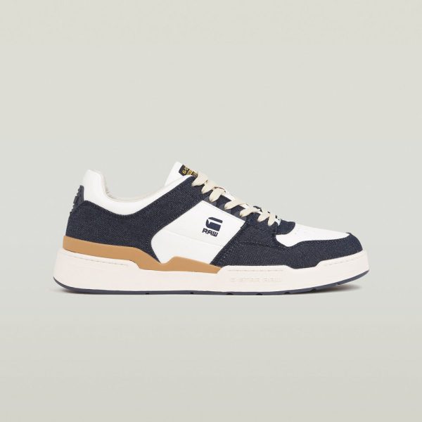 Attacc Denim Blocked Sneaker - Navy Multi Cheap