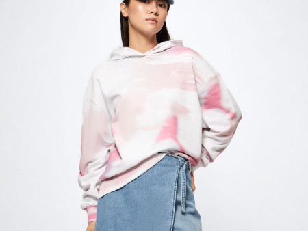 Diffused Aop Oversized Hoodie - Multi Fashion