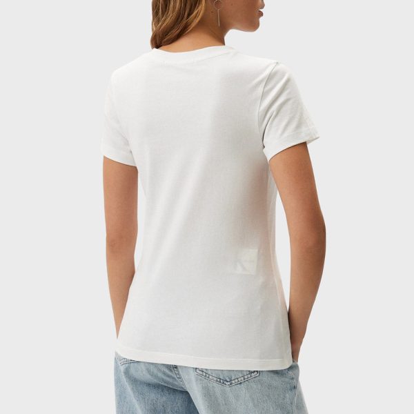 Diffused Slim T-Shirt - White For Discount