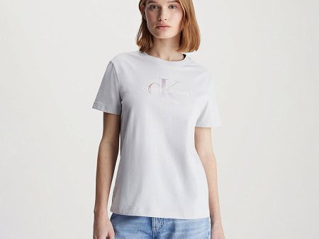 Diffused Regular T-Shirt - Light Grey Online Sale