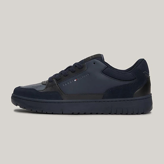 Basket Core Leather Mix - Navy Hot on Sale