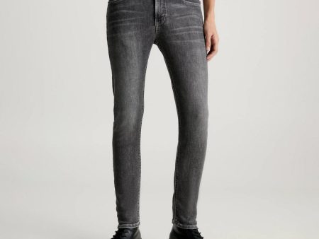 Denim Skinny Jeans - Denim Black Discount