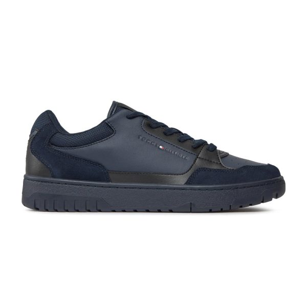 Basket Core Leather Mix - Navy Hot on Sale