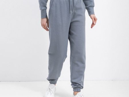 Tab Ottoman Straight Pants - Grey For Discount