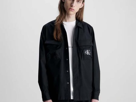 Utility Cargo Overshirt - Black Sale