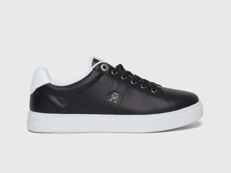 Essential Elevated Court Sneaker - Black Fashion