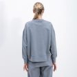 Tab Ottoman Crew Neck Sweater - Grey For Sale