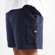 Badge Cargo Short - Navy Cheap