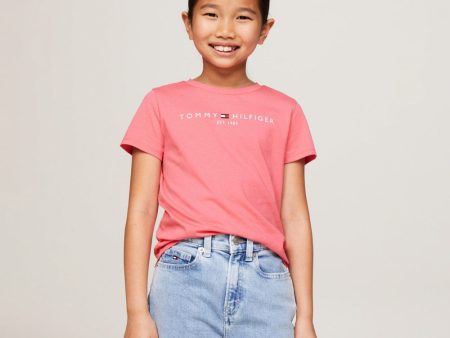 Kids Essential T-Shirt - Pink For Sale