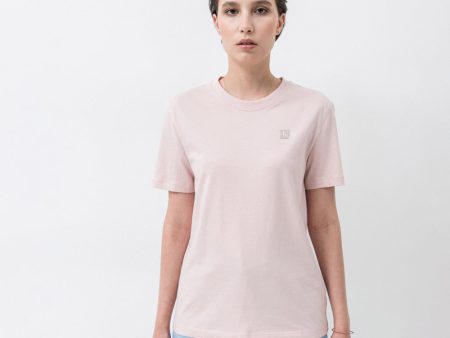 Badge Regular T-Shirt - Rose Sale