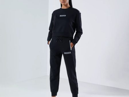 Womens Knit Sweatpants- Black Online Hot Sale