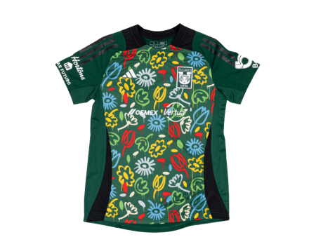 JERSEY TIGRES DAMA VERDE VERSION EARTH DAY For Cheap