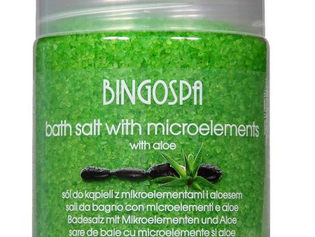 Sól do kąpieli z mikroelementami i aloesem 550g For Discount