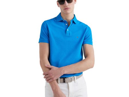 1985 Slim Polo - Blue Hot on Sale