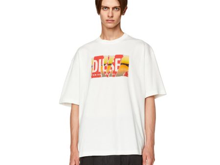 T-Peel Off-L1 T-Shirt - White on Sale