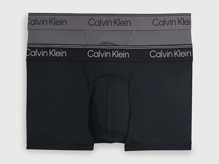 2 Pack Low Rise Trunk - Black & Grey on Sale