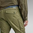 Zip Pocket 3D Skinny Cargo Pants - Olive For Sale