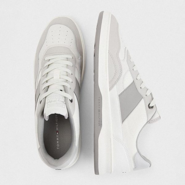 Retro Court Mix Cupsole - Grey Online Sale