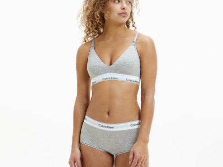 Womens Boyshort - Light Grey Discount