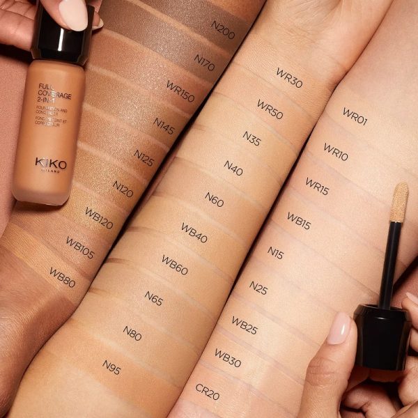 Full Coverage 2-In-1 Foundation & Concealer mocno kryjący podkład i korektor 2 w 1 WB60 Warm Beige 25ml Online now