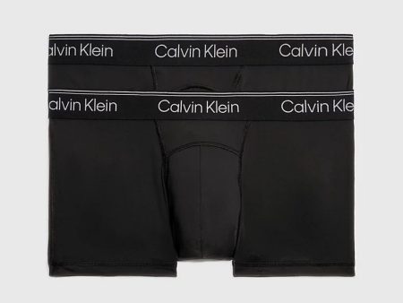 2 Pack Low Rise Trunks - Black Online Sale