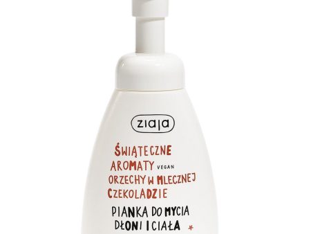 Świąteczne Aromaty pianka do mycia dłoni i ciała Orzechy w mlecznej czekoladzie 250ml Fashion