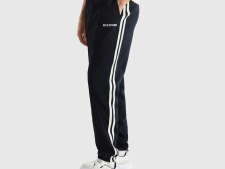 Tape Monotype Sweatpants - Navy Cheap