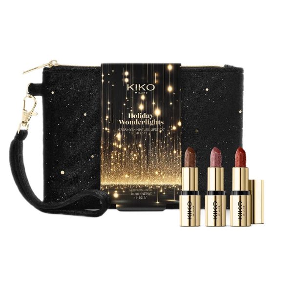 Holiday Wonderlights Creamy Miniature Lipstick Gift Set zestaw upominkowy do makijażu ust: 3 mini pomadki o kremowym wykończeniu Online now