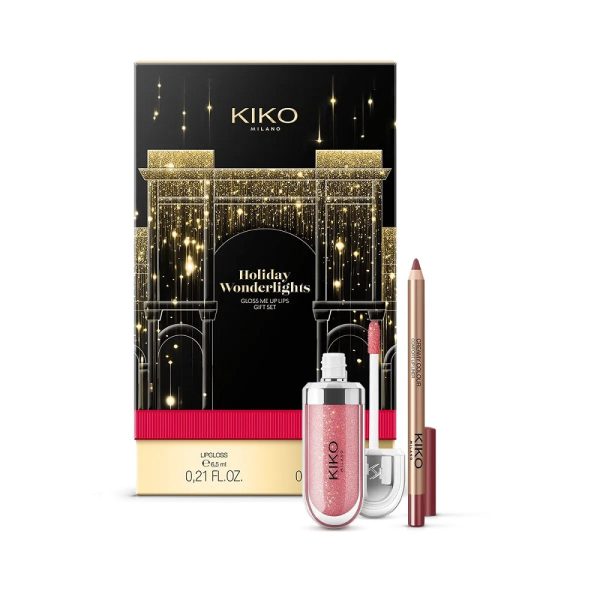 Holiday Wonderlights Gloss Me Up Lips Gift Set zestaw upominkowy do makijażu ust 01 Refined Mauve Hot on Sale