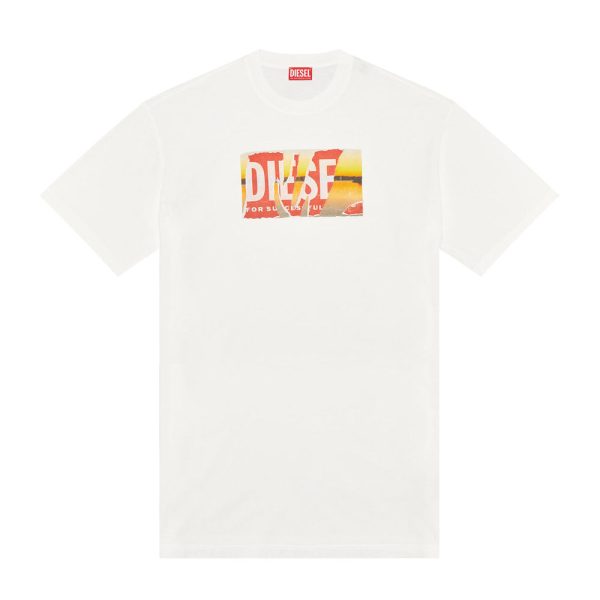 T-Peel Off-L1 T-Shirt - White on Sale