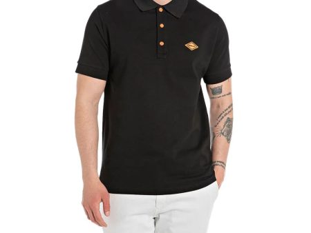 Stretch Piquet Polo - Black Supply