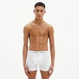 3 Pack Cotton Stretch Trunks - White Online now