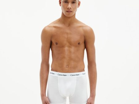 3 Pack Cotton Stretch Trunks - White Online now