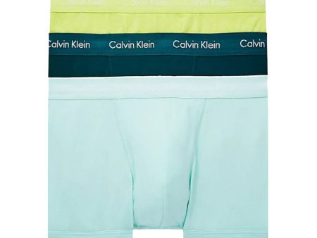 3 Pack Cotton Stretch Trunks Yellow Online now