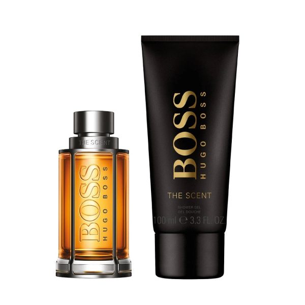 Boss The Scent For Man zestaw woda toaletowa spray 50ml + żel pod prysznic 100ml For Sale