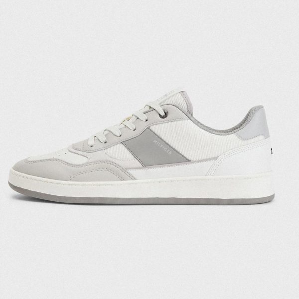 Retro Court Mix Cupsole - Grey Online Sale