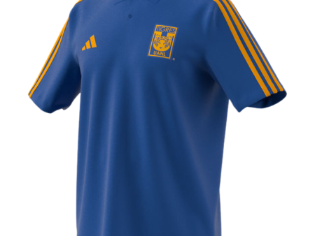 POLO ADIDAS TIGRES AZUL LOGO 24 25 on Sale