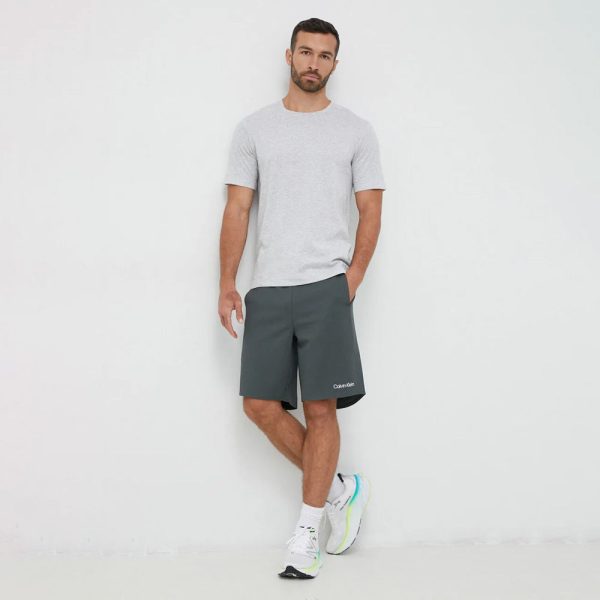 Textured Gym Shorts - Teal Online Hot Sale