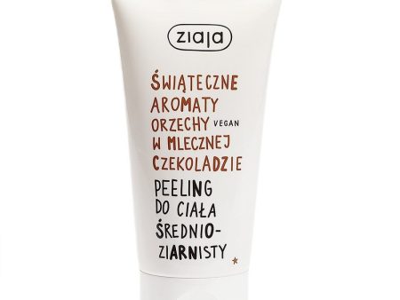 Świąteczne Aromaty średnioziarnisty peeling do ciała Orzechy w mlecznej czekoladzie 160ml Online Hot Sale