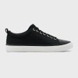 Vulcanized Lace Up-Mono Sneaker - Black Discount